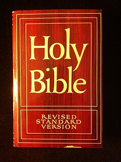 Revised Standard Version English translation of the Bible