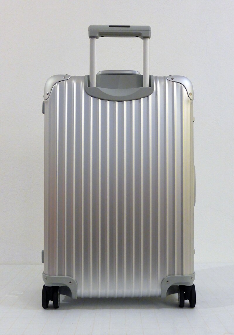 Set of 3 Different Sizes of Paperboard Suitcases with Metal