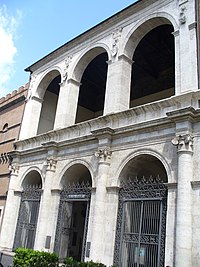 Roma - Basilica di San Marco Evangelista al Campidoglio at Piazza Venezia - facade - panoramio.jpg