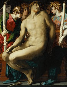 Rosso Fiorentino, The Dead Christ with Angels, 1524-1527