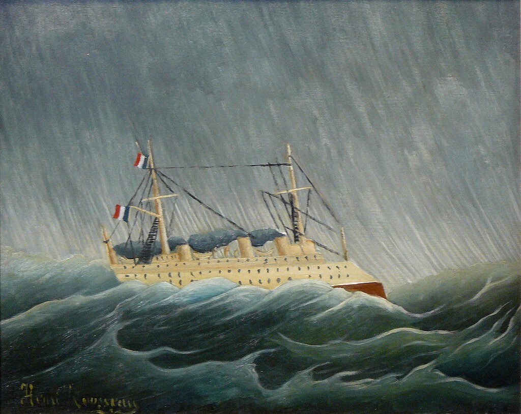 Rousseau Le Navire dans la tempête Orangerie RF1960-27