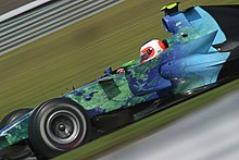 Photo de la Honda RA107 de Rubens Barrichello