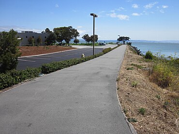 Bay Trail near Genentech headquarters in South San Francisco, California