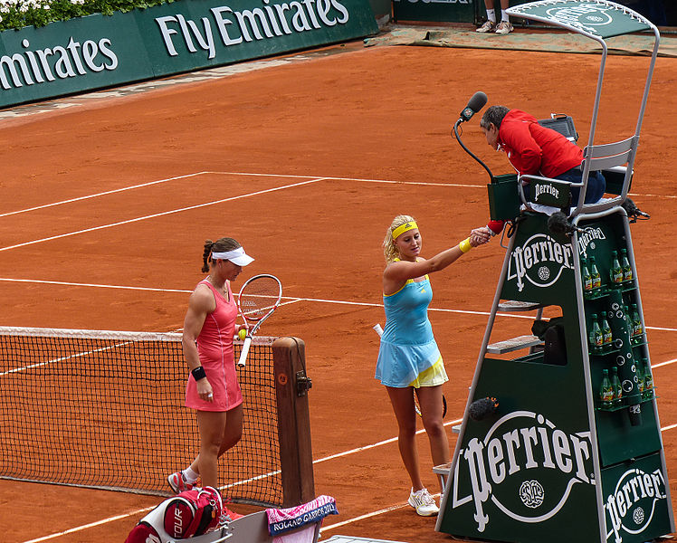 File:Samantha Stosur & Kristina Mladenovic - Roland Garros 2013 - 001.jpg