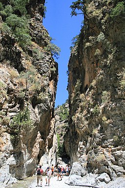 Samaria-Schlucht (Kreta) Samaria Gorge (UNESCO-Biosphärenreservat in Griechenland)