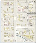 Miniatuur voor Bestand:Sanborn Fire Insurance Map from Port Gibson, Claiborne County, Mississippi, 1889, Plate 0002.jpg