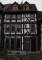 English: Half-timbered building in Schotten, Marktstrasse 10, Hesse, Germany