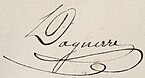 Louis Daguerre, podpis (z wikidata)