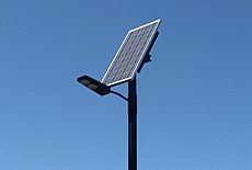 Lampadaire solaire — Wikipédia