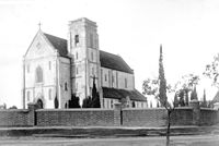 The original cathedral building in 1894 St Mary's Cathedral, Perth - 1894.jpg