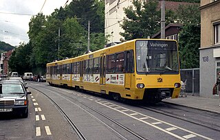 <span class="mw-page-title-main">SSB DT 8</span> Light rail vehicle operated on the Stuttgart Stadtbahn in Germany