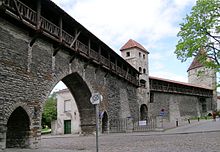 Teil der Stadtmauer von Tallinn