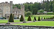 Formal gardens near to the house