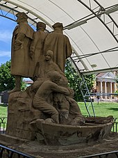 The rear of the monument Start Westward Monument 4 (cropped).jpg
