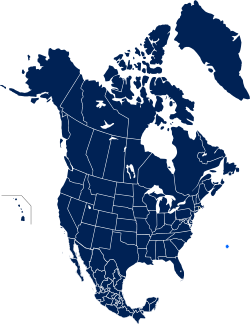 Recognition of same-sex unions in North America
.mw-parser-output .legend{page-break-inside:avoid;break-inside:avoid-column}.mw-parser-output .legend-color{display:inline-block;min-width:1.25em;height:1.25em;line-height:1.25;margin:1px 0;text-align:center;border:1px solid black;background-color:transparent;color:black}.mw-parser-output .legend-text{}
Marriage
Other type of partnership State recognition of same-sex relationships (North America).svg