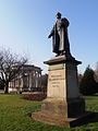 Statue of Lord Aberdare and the Welsh National War Memorial.JPG