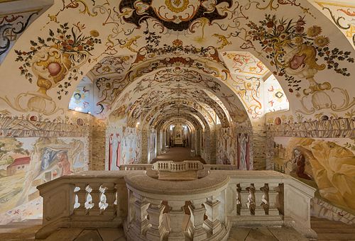 Crypt of Altenburg Abbey, Lower Austria.