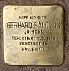 Stolperstein Lutherstrasse 13 (Spand) Gerhard Salomon.jpg