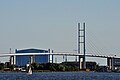 Rügenbrücke Stralsund, Blick von Altefähr