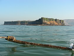 View of Suvarnadurg from the sea