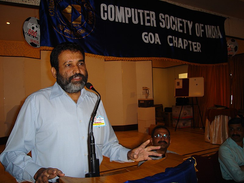 File:TV Mohandas Pai of Infosys at Goa ECAP in 2006 2.jpg