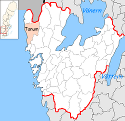 Tanum Belediyesi, Västra Götaland County.png