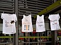 * Nomination T-shirts that the striking cashiers had put up as a banner. --Touam 07:47, 14 July 2023 (UTC) * Promotion Good quality. --MB-one 08:18, 14 July 2023 (UTC)