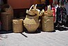 Wicker baskets are a local handicraft.