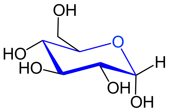 Fructose Monosaccharide Structure Molecular Model