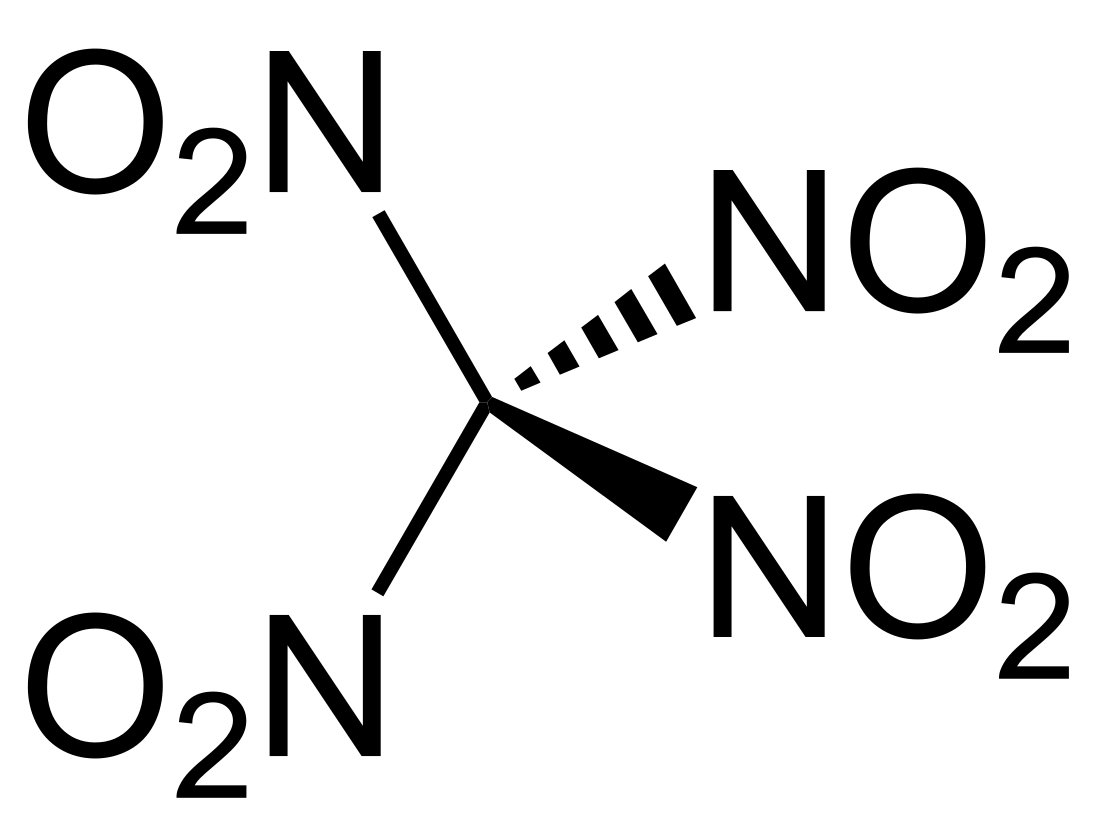 File:Tetranitromethane-Structural Formula V1.svg