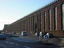 Typical 19th century industrial architecture on Barrow Island