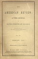 The American Review 1845 to 1849