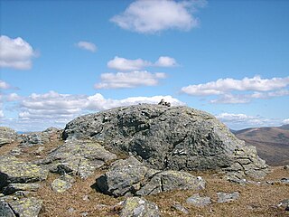 Beinn nan Oighreag mountain in Perth and Kinross, Scotland, UK