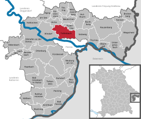 Poziția localității Tiefenbach