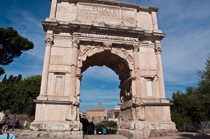 File:Titus' Arch, Rome, 7 Sept. 2011 - Flickr - PhillipC.jpg