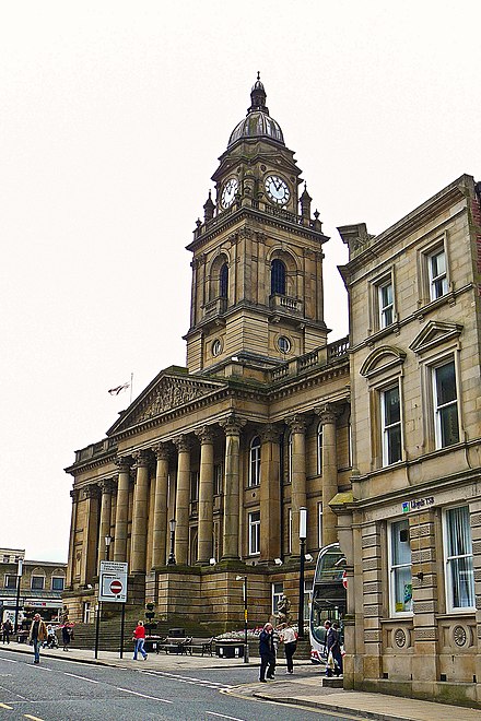 Morley Town Hall, completed in 1895