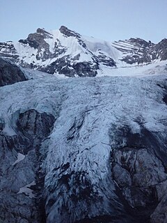 Trafoier Eiswand Mountain in Italy