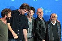 Актори фільму на прес-конференції на фестивалі в 2008 році.