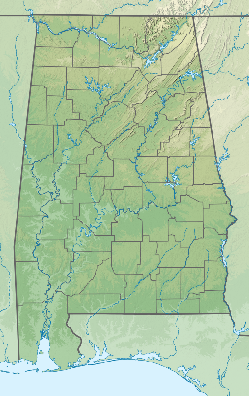 512px USA Alabama Relief Location Map.svg 