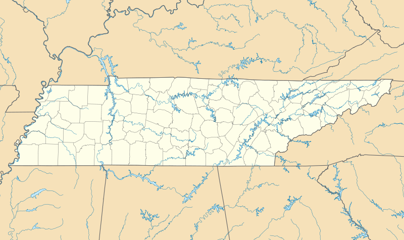 Dosiero:USA Tennessee location map.svg