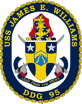 USS Jeyms E. Uilyams DDG-95 Crest.png