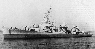 USS <i>La Vallette</i> (DD-448) Fletcher-class destroyer