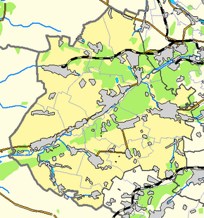Лучки. Карта розташування: Краснокутський район