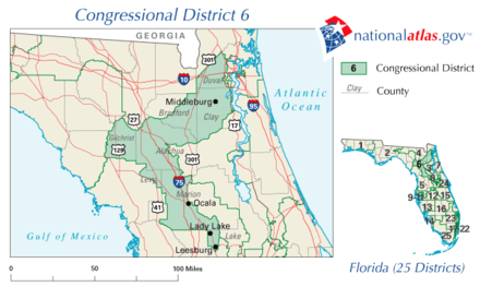 United States House of Representatives, Florida District 6 map.png