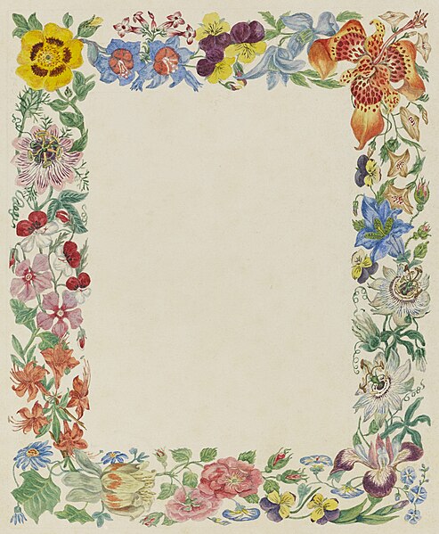 File:Untitled (illuminated flower border) - Sarah Cresswell - 19 1927 1 16.jpg