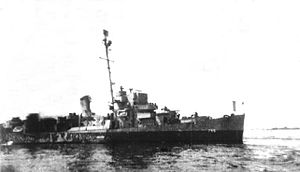 USS Tatum at sea