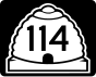 Znacznik State Route 114