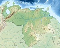 Location map Venezuela در ونزوئلا واقع شده