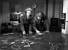 Two WAACs operating a plotting table WAACs operating a plotting table, 1944.jpg