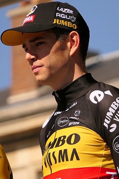 Van Aert at the 2022 Paris–Roubaix